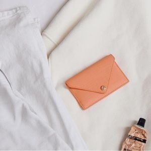 DAGNE DOVER | MINIMALIST CARD CASE | PEACH